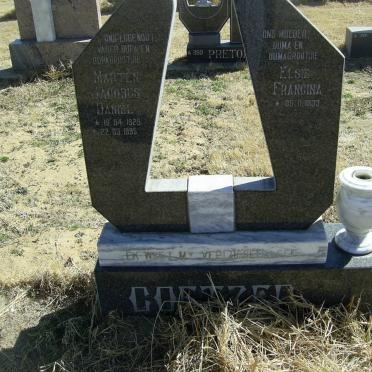 COETZEE Marten Jacobus 1929-1995 &amp; Elsie Francina 1933-
