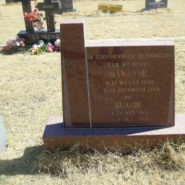 CLAASSEN Klasie 1913-2003 &amp; Manasse 1925-1999