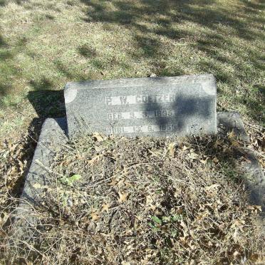 COETZER P.W. 1895-1959