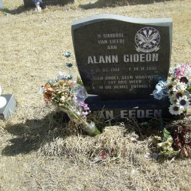EEDEN Alann Gideon, van 1961-1998
