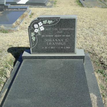 ERASMUS Johanna C. 1924-1984