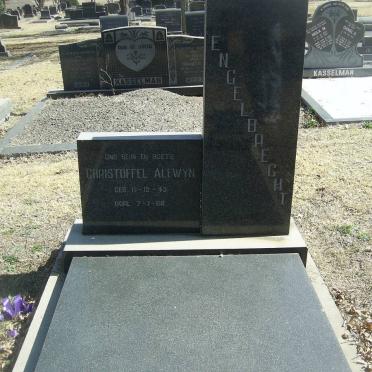ENGELBRECHT Christoffel Alewyn 1943-1968