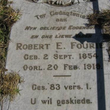 FOURIE Robert E. 1854-1919
