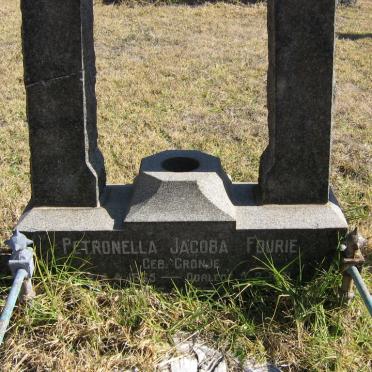 FOURIE Petronella Jacoba nee CRONJE 1865-1951