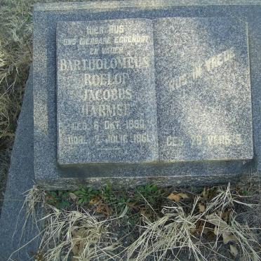 HARMSE Bartholomeus Roelof Jacobus