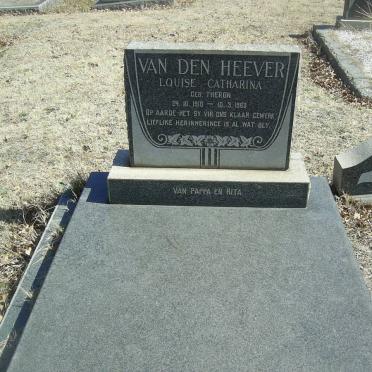 HEERDEN Louise Catharina, van de nee THERON 1910-1963