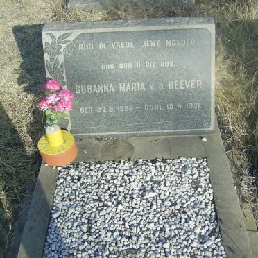 HEEVER Susanna Maria, van den 1884-1951