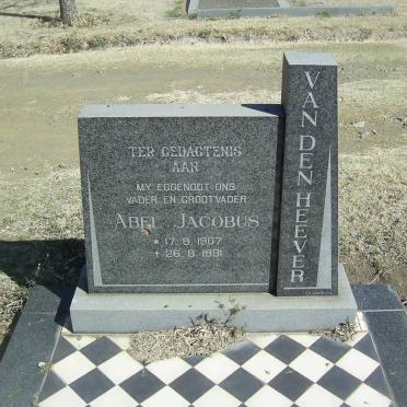 HEEVER Abel Jacobus, van den 1907-1981