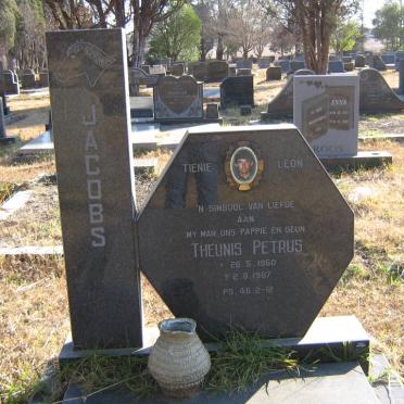 JACOBS Theunis Petrus 1960-1987
