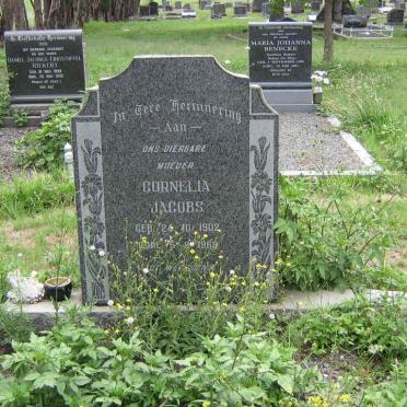 JACOBS Cornelia 1902-1969