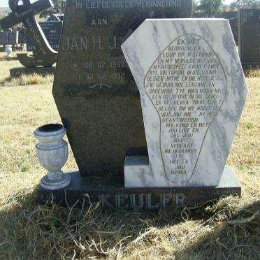 KEULER Jan H.J. 1953-1992