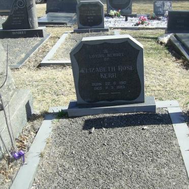 KERR Elizabeth Rose 1910-1983
