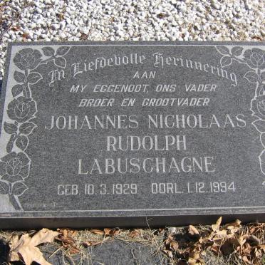 LABUSCHAGNE Johannes Nicholaas Rudolph 1929-1994
