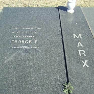 MARX George F. 1929-1984