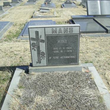 MANS Mike 1904-1979