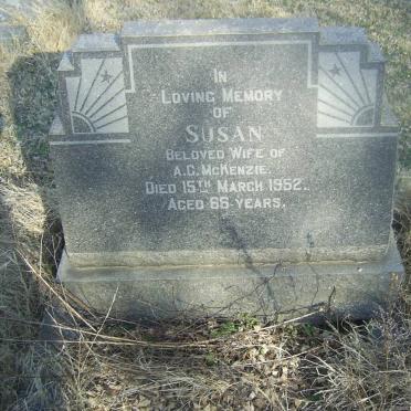 McKENZIE Susan -1952