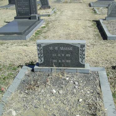 MARAIS M.W. 1920-1970