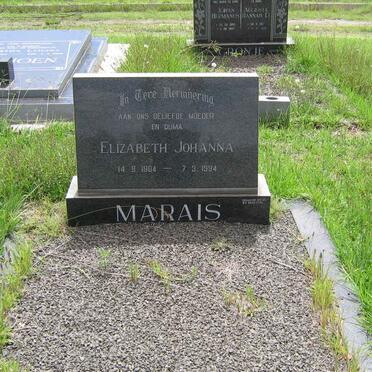 MARAIS Elizabeth Johanna 1904-1994