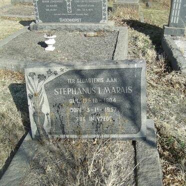 MARAIS Stephanus I. 1904-1957