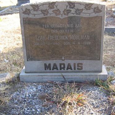 MARAIS Izak Frederick Moolman 1943-1968