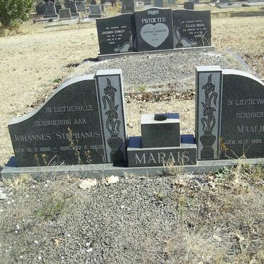 MARAIS Johannes Stephanus 1886-1962 &amp; Maatje Maria 1888-1961