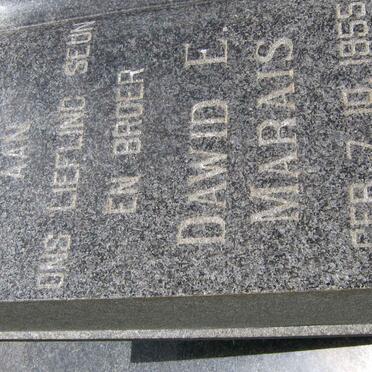 MARAIS Dawid E. 1955-197?