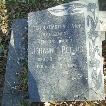 MÜLLER Johannes Petrus 1874-1966 &amp; Maria Aletta Cecilia JOUBERT 1889-1970