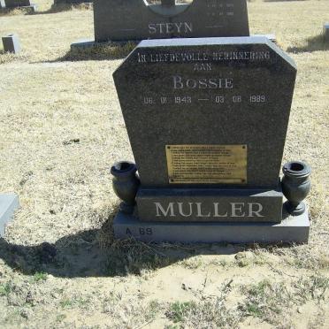 MULLER Bossie 1943-1989
