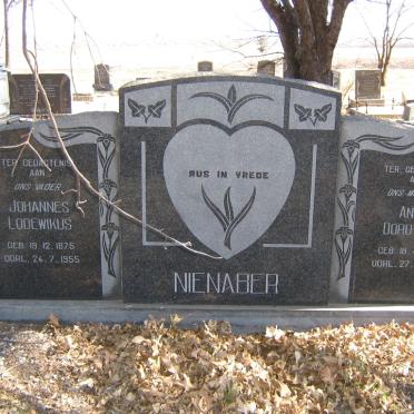 NIENABER Johannes Lodewikus 1875-1955 &amp; Anna Dorothea 1888-1973