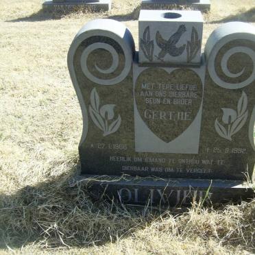 OLIVIER Gertjie 1966-1992