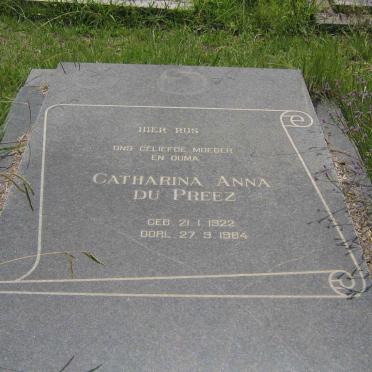 PREEZ Catharina Anna, du 1922-1984