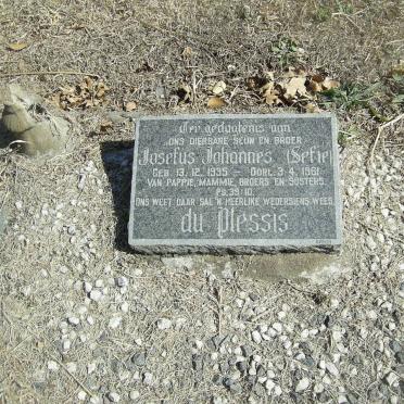PLESSIS Josefus Johannes, du 1935-1961