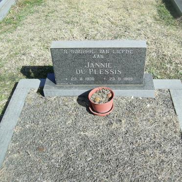 PLESSIS Jannie, du 1938-1985