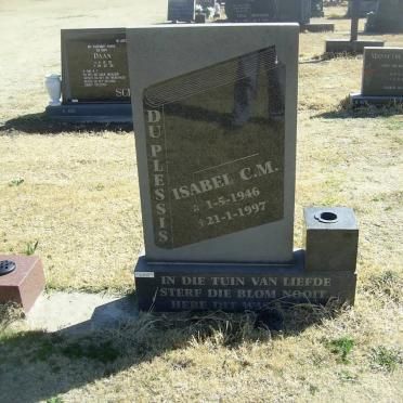 PLESSIS Isabel C.M., du 1946-1997
