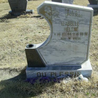 PLESSIS Izabella Helene, Du 1944-1992