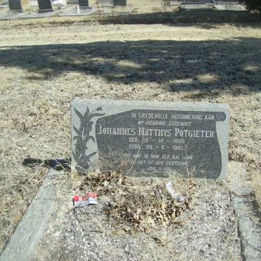 POTGIETER Johannes Matthys Potgieter 1893-1961