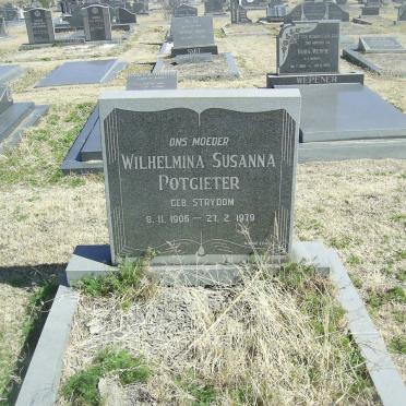 POTGIETER Wilhelmina Susanna nee STRYDOM 1906-1979