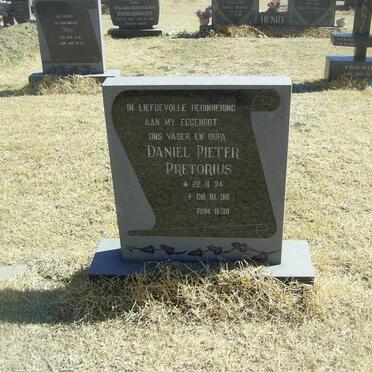 PRETORIUS Daniel Pieter 1934-1998