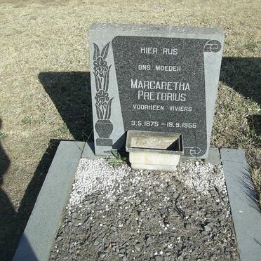 PRETORIUS Margaretha nee VIVIERS 1875-1955