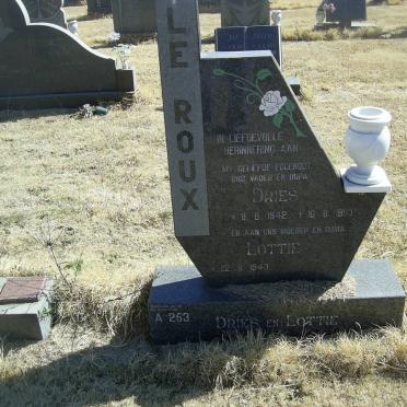 ROUX Dries, le 1942-1993 &amp; Lottie 1943-