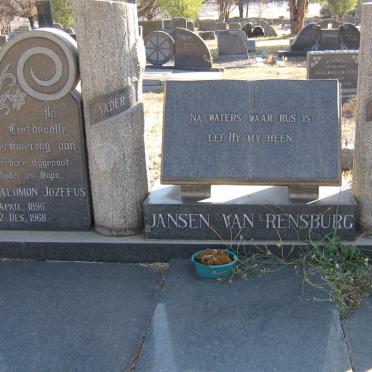 RENSBURG [Cor]nelis Salomon Jozefus, Jansen van 1896-1968 
