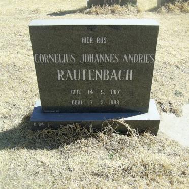 RAUTENBACH Cornelius Johannes Andries 1917-1998