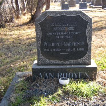 ROOYEN Philippus Marthinus, van 1907-1966