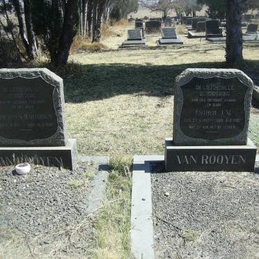 ROOYEN Philippus Marthinus, van 1907-1966 &amp; Esther J.M. 1917-1982