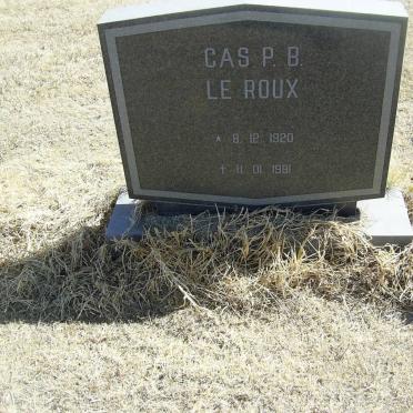 ROUX Cas P.B., le 1920-1991