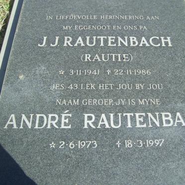 RAUTENBACH J.J. 1941-1986 :: RAUTENBACH Andre 1973-1997
