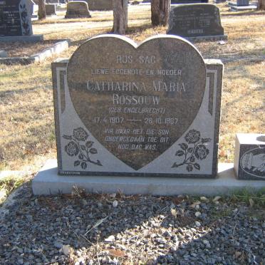 ROSSOUW Zacharias Johannes 1895-1972 &amp; Catharina Maria ENGELBRECHT 1907-1967