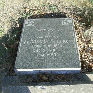 SOLOMON Florence 1944-1957