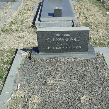 SWANEPOEL S.J. 1908-1981
