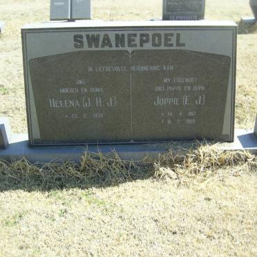 SWANPOEL E.J.1917-1989 &amp; J.Helena J. 1930-